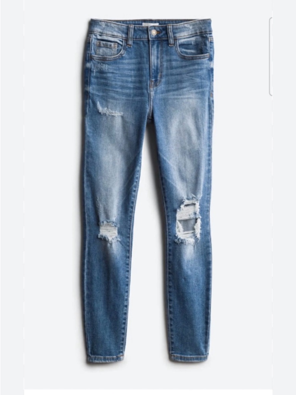 🎉3 for $50 🎉 Studio Blue Women's Distressed Skinny Jeans - Light Blue Wash